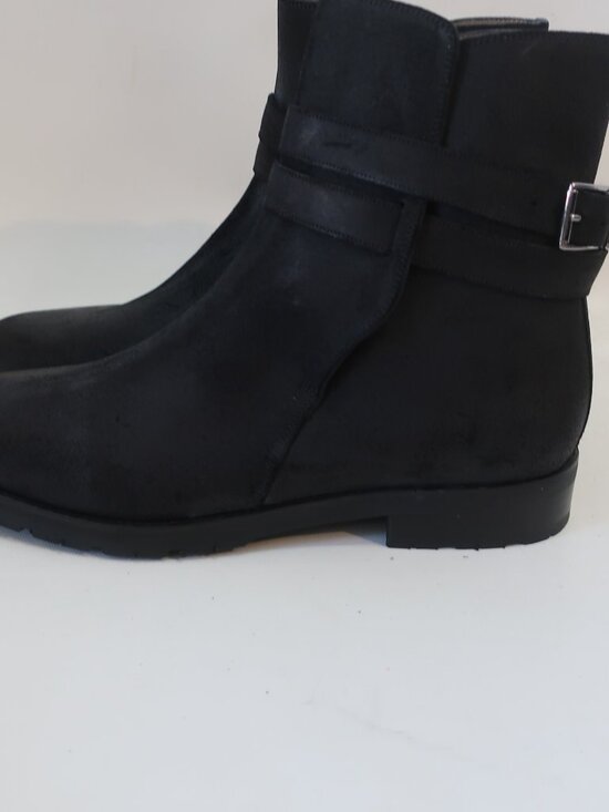 Mens NWOT Manolo Blahnik Sulgambo Black Boots 10.5